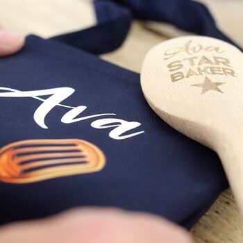 Children's Little Chef Big Chef Personalised Apron, 7 of 10