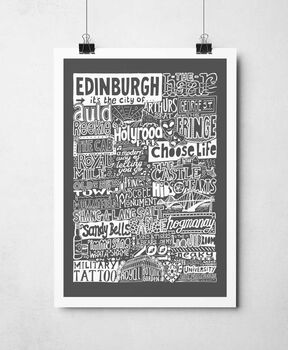 Edinburgh Landmarks Print, 3 of 8