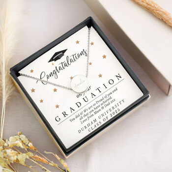 Personalised Graduation Sentiment Necklace, 3 of 6