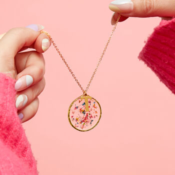 Personalised Pressed Meadow Flower Necklace, 7 of 12