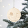 Couple's Christmas Bauble Personalised, thumbnail 1 of 3