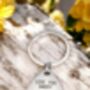Actual Photo Trolley Token Keyring, Shiny Silver Alloy, thumbnail 2 of 6