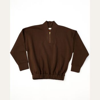 Margot Sweatshirt In Chocolate, 3 of 6