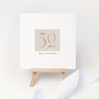 Personalised 50th Birthday Card, thumbnail 2 of 3