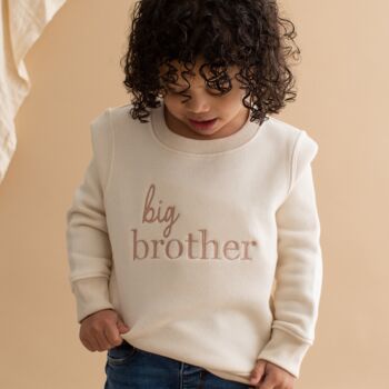 Big Brother Children's Natural Sweatshirt, 3 of 4