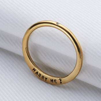 Personalised Proposal Diamond Ring, 2 of 5