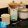 Personalised Traditional Tea Glass Storage Jar, thumbnail 1 of 9
