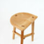 Set Of Two Wooden Kitchen Island Bar Stools, thumbnail 8 of 11