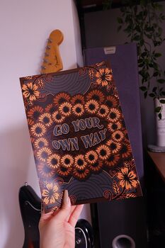Go Your Own Way Psychedelic Poster Print, 2 of 3