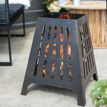 Steel Slats Fire Pit, 3 of 5