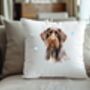 Personalised German Shorthaired Pointer Hearts Cushion Cover C, thumbnail 2 of 2