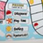 Personalised Rainbow Kids Reward Chart Map, thumbnail 2 of 3