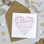 Heart And Soul Welcome Baby Boy Card, thumbnail 2 of 2