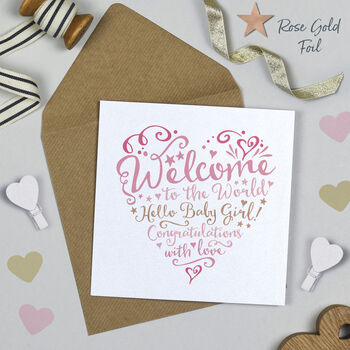 Heart And Soul Welcome Baby Boy Card, 2 of 2