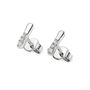 925 Sterling Silver Designer Mini Skinny Drop Studs, thumbnail 1 of 2