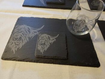 Country Animal Slate Placemat Set, 5 of 5