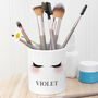 Personalised Eyelashes Makeup Brush Holder, thumbnail 1 of 4