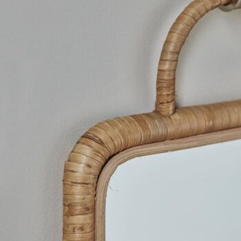 Meraki Rattan Mirror, 2 of 3