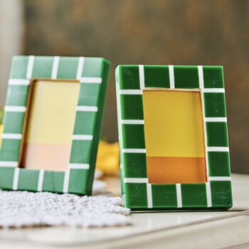 Mini Green Tile Dolamite Frame, 2 of 3