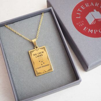 The Great Gatsby Book Necklace, 7 of 8