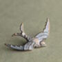 Opal Swallow Bird Brooch, thumbnail 2 of 4