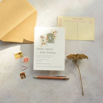 Emily Floral Wedding Invitation, 2 of 5