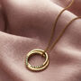 Personalised Two Ring Russian Necklace, thumbnail 2 of 12