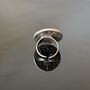 Roman Style Silver Disc Adjustable Ring, thumbnail 4 of 8