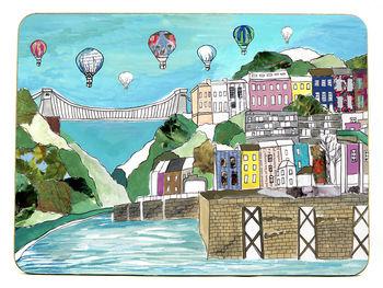 Bristol Clifton Balloons Placemat, 2 of 2