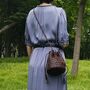 Woven Leather Cross Body Bag, thumbnail 5 of 11