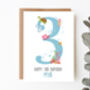 Personalised Children's Birthday Card Coral Reef, thumbnail 1 of 3