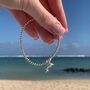 Dolphin Sterling Silver Ball Bead Bracelet, thumbnail 4 of 11
