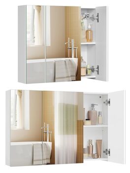 Wall Storage Cabinet With Mirror, 11 of 11