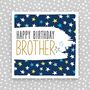 Happy Birthday Brother Card, thumbnail 1 of 3