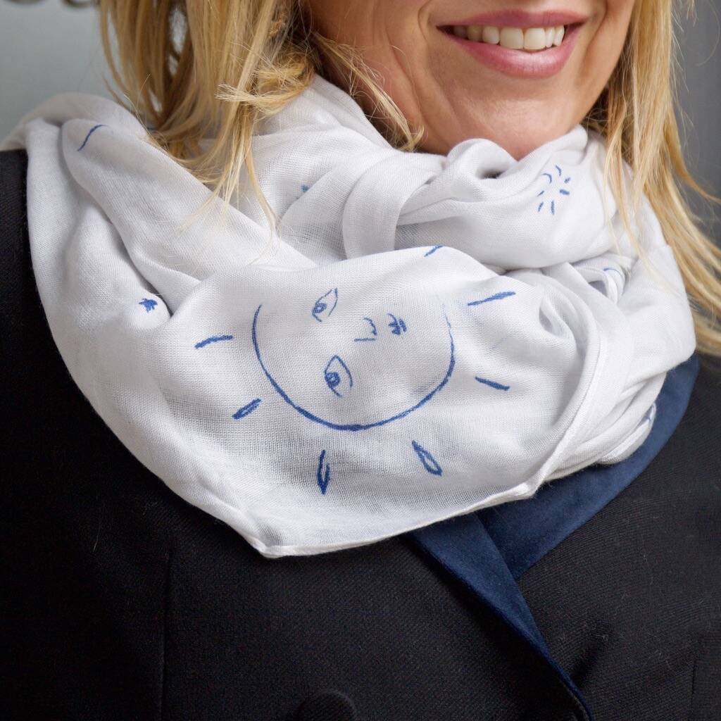 Sun And Moon Scarf By Lisa Angel