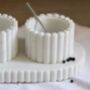 Marble Pinch Pots With Tray, thumbnail 3 of 3