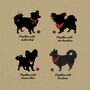 Personalised Papillon Print For One Or Two Dogs, thumbnail 2 of 11