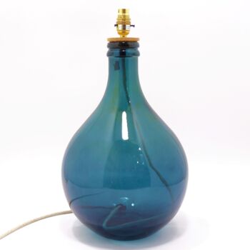 Recycled Glass Bottle Lamp | 49cm | Six Colours, 5 of 6