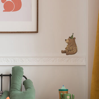 Little Bear Festive Wall Sticker, 2 of 2