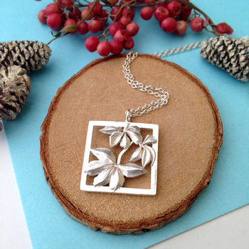 Sterling Silver Autumn Necklace, 6 of 6