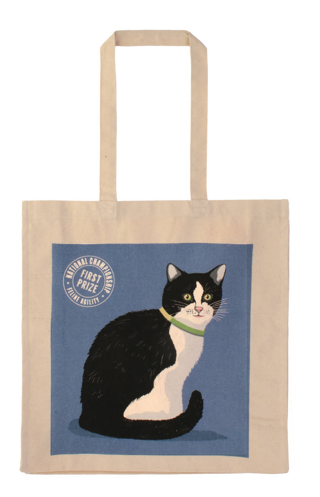 cat shopper bag by ulster weavers | notonthehighstreet.com