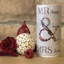 Personalised Couples Mr And Mrs Mugs, His Her Gift Set, thumbnail 1 of 4