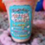 Personalised Cotton Candy Tub – 2nd Wedding Anniversary, thumbnail 5 of 9