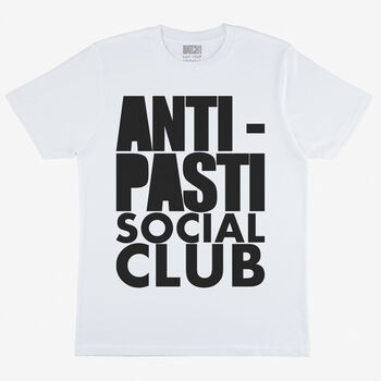 Anti Pasti Social Club Unisex Slogan T Shirt In White, 5 of 5