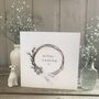 Personalised Silver Wedding Circle Card, thumbnail 3 of 5