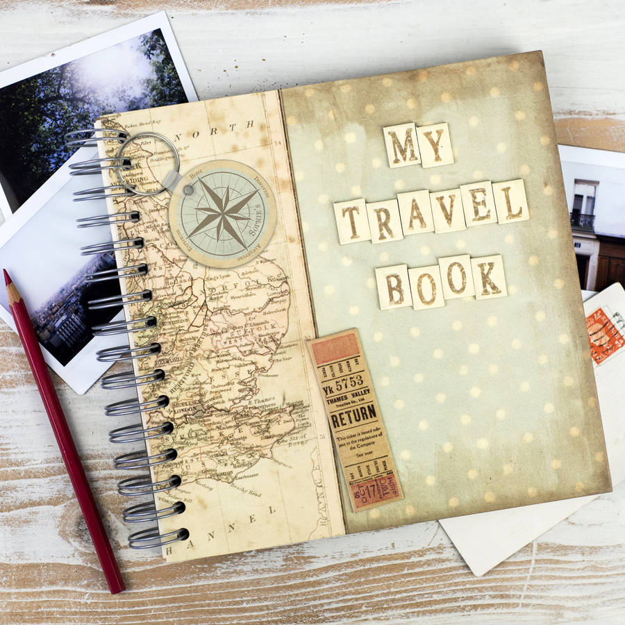 personalised 'my travel book' keepsake journal by the little picture ...