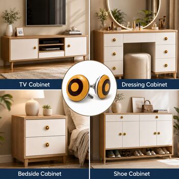 Minimalist Circle Ceramic Cabinet Knob, 3 of 9