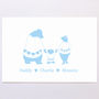 Personalised Bear Family In Jumpers Print, thumbnail 4 of 7