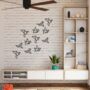 083 Flock Of Birds Origami Design Acrylic Wall Art, thumbnail 1 of 9