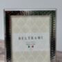 Beltrami Silver Plated Hexagonal Patterned Photo Frame, thumbnail 2 of 3